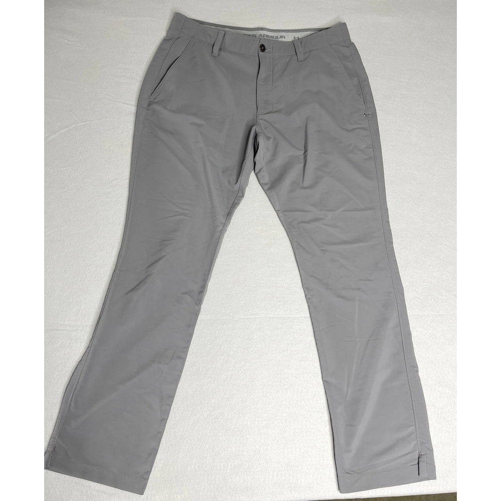 Under Armour Performance Pants Mens 36x32 Loose Fit Golf Stretch - Picture 2 of 6